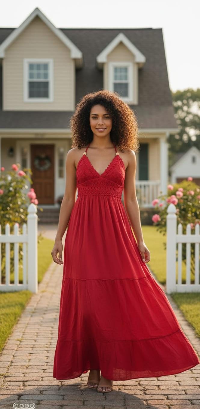 100% Cotton Dress, Princess style dress