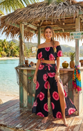 Island Floral Two-Piece Resort Set
