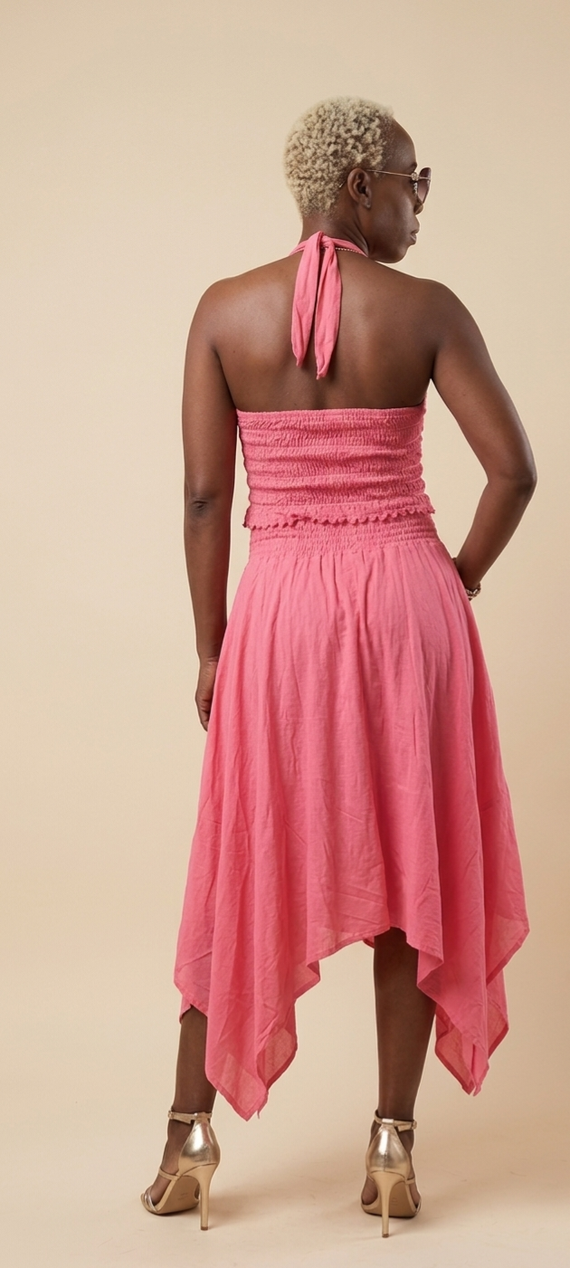 The Solstice Peruvian Cotton Two -Pieces set- Mauve